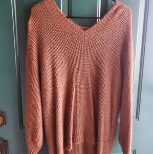 American eagle XS burnt orange sweater